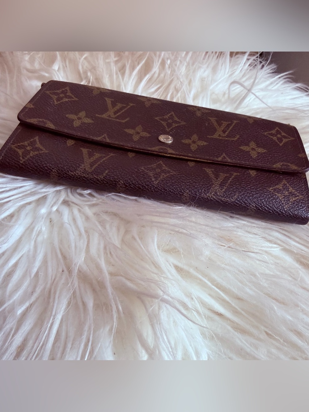 Luxury Monogram Brown Crossbody Wallet